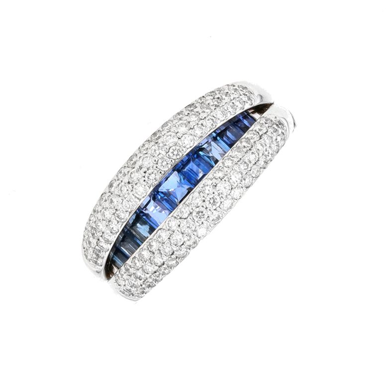Acheter Bague articulée saphirs 1.17 carat et diamants 1.10 carat or blanc 10.27g Comme neuf - 2250,00 € Bague articulée saphirs 1.17 carat et diamants 1.10 carat or blanc 10.27g Comme neuf - reconditionné disponible sur Gemme Les Bijoux